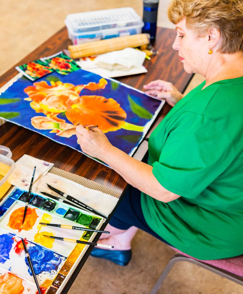 Senior painting